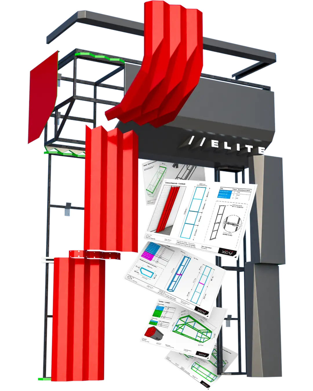 Projeto de Fachada 3D